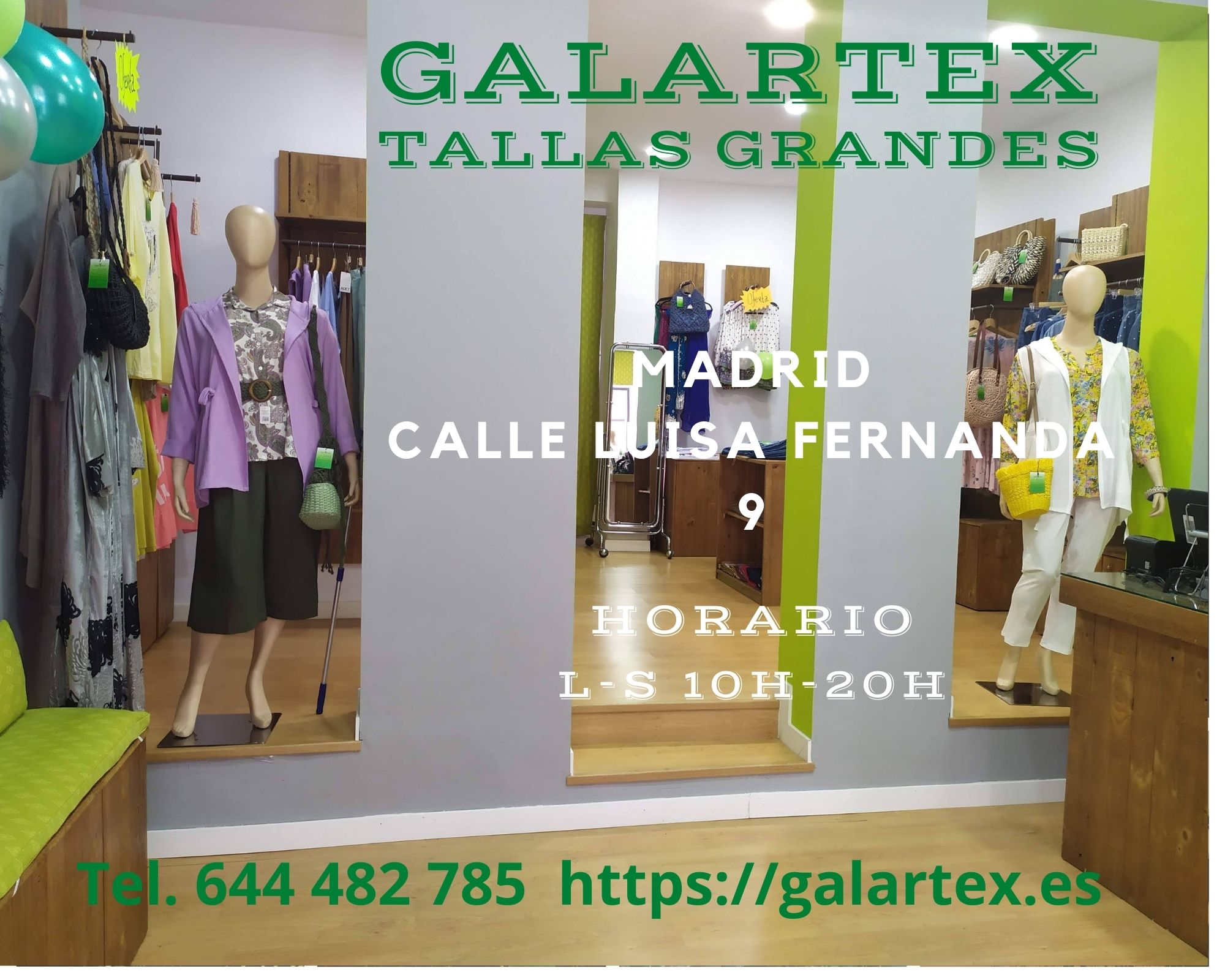 interior de tienda Galartex
